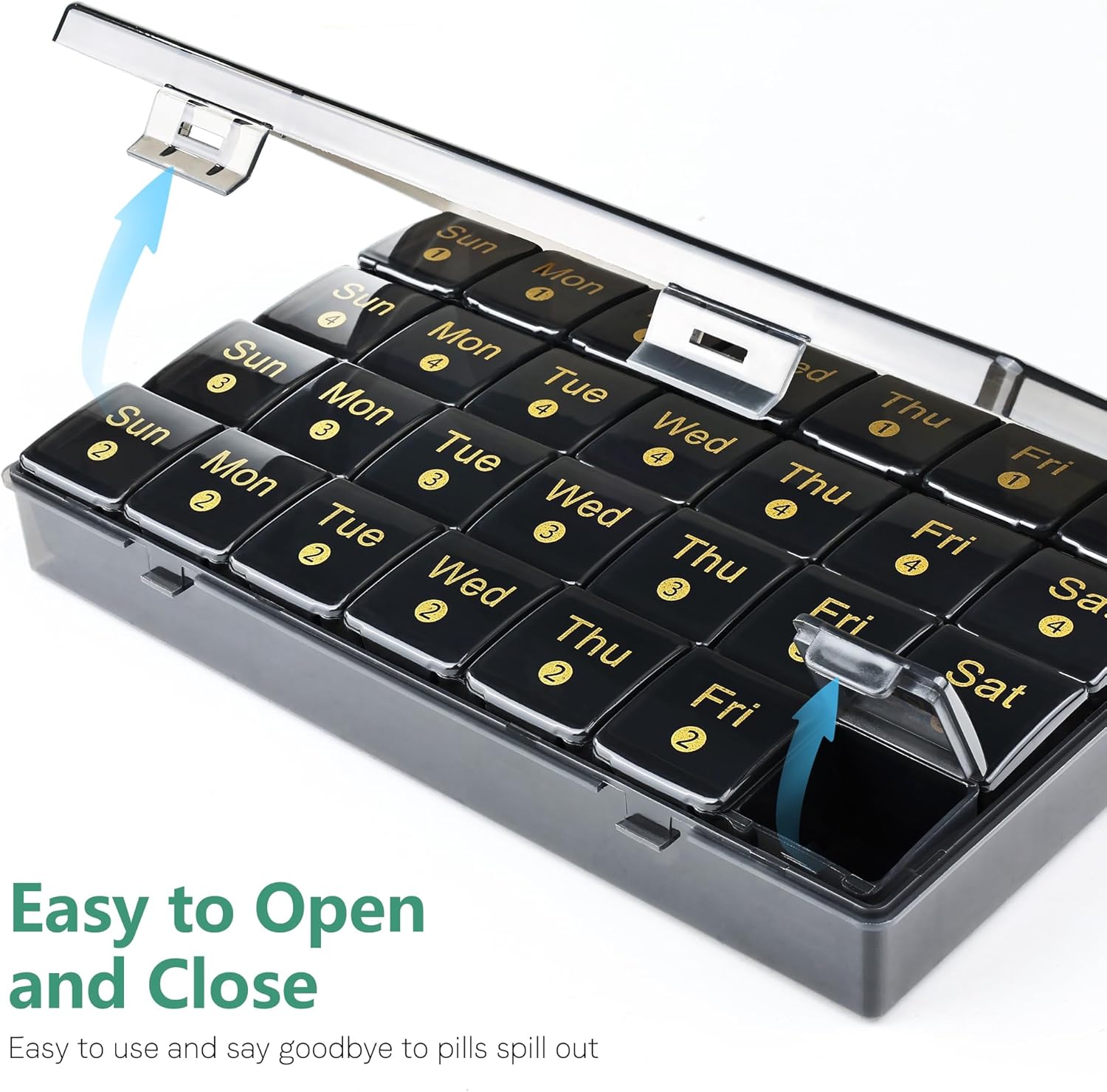 Thumbnail 3 de FHORAIN Monthly Pill Organiser XL 28 day box
