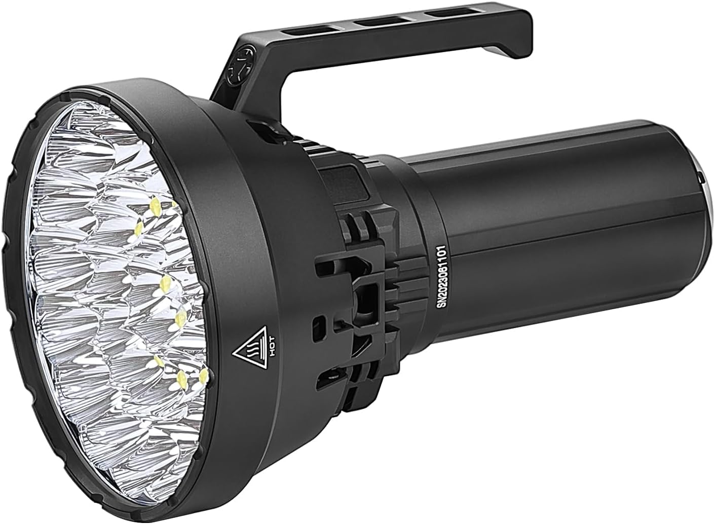 Detalle de IMALENT MS32 200,000 Lumens Flashlight: A Tough, High-Output Torch for Serious Outdoor Use