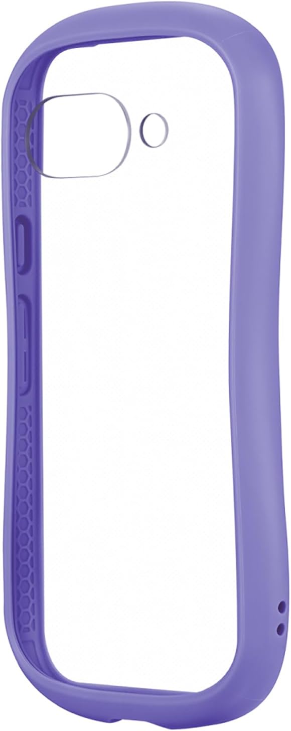 Detalle de ルプラス ViAMO fly LN-25SP1VMFPP Google Pixel 9a用耐衝撃ハイブリッドケース パープル