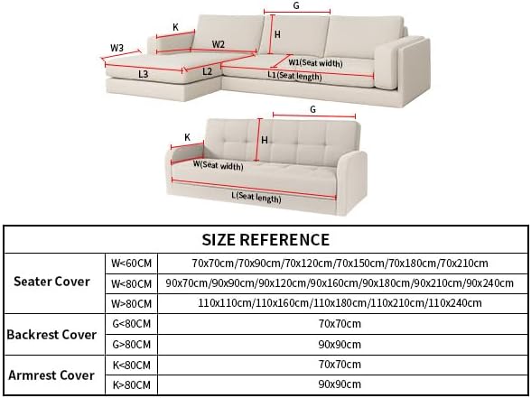 Detalle 2 de Deep Dream FSSFD-SH-90*120 bankhoes, donkergrijs, waterdicht en antislip