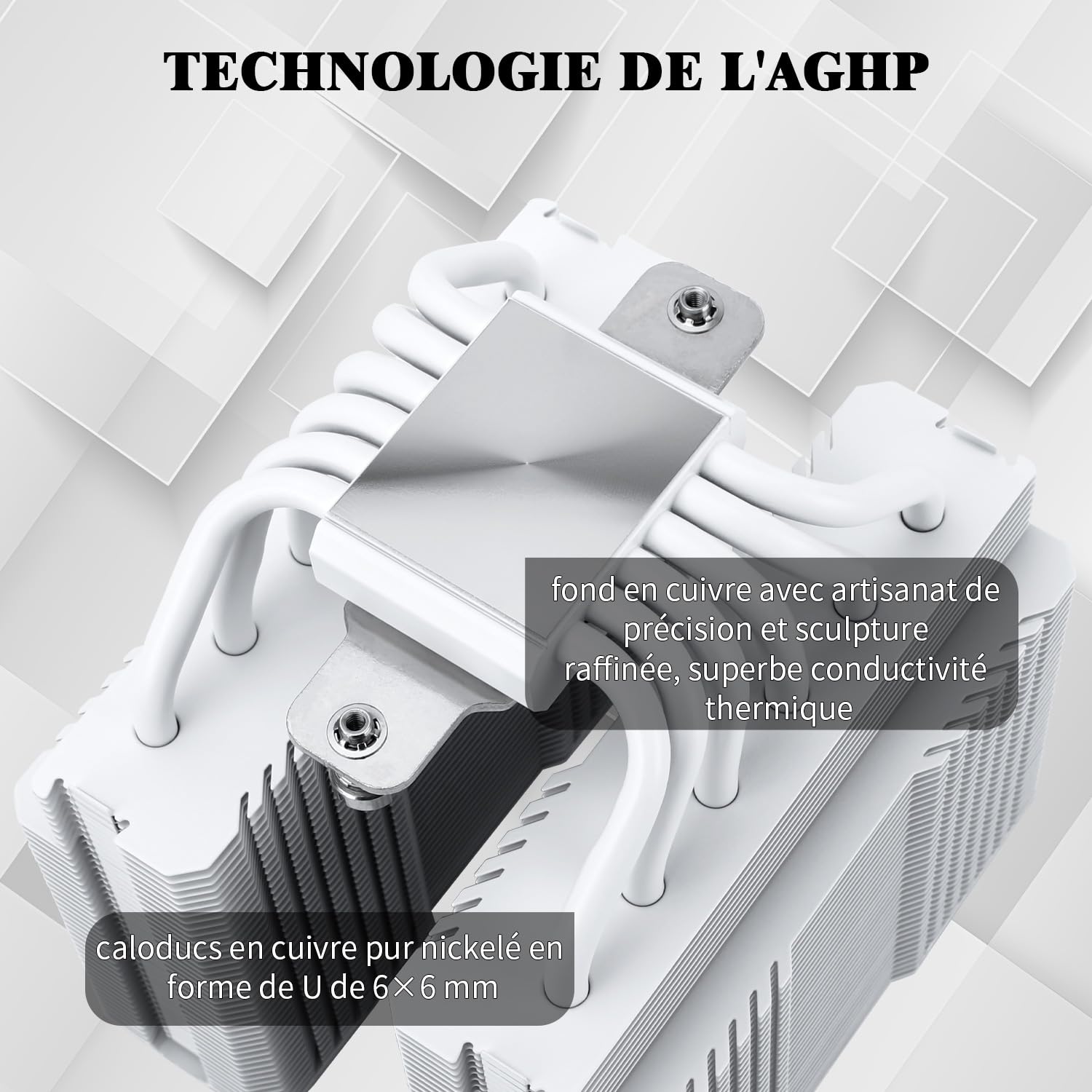 Detalle 2 de TR Peerless Assassin 120 Mini CPU-Luftkühler – 6 Heatpipes, 135 mm Höhe, AM4/AM5 und LGA-1700/1150/1151/1200/2011 Kompatibel