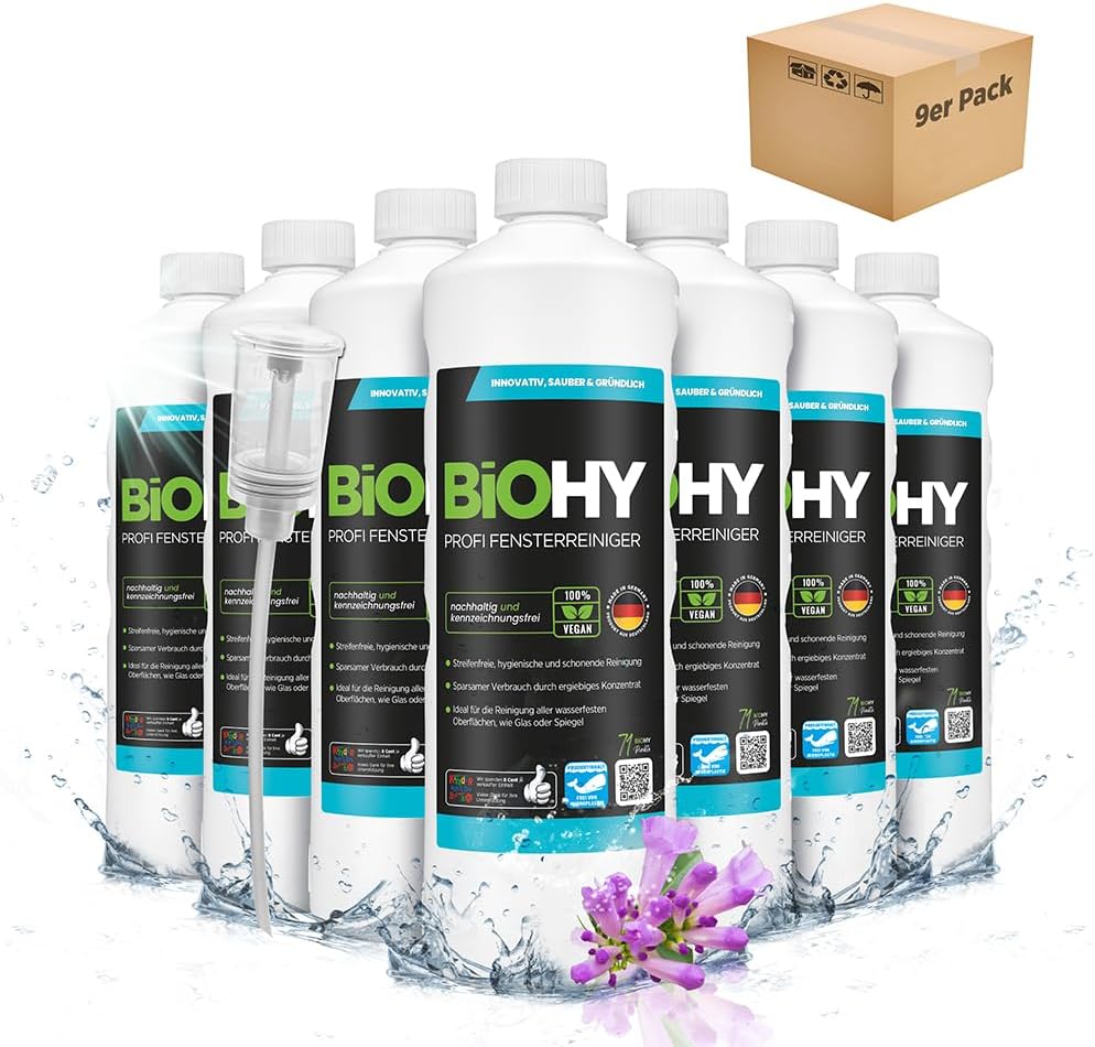 Thumbnail 6 de BiOHY Glasreiniger Konzentrat 1 L für Fenstersauger
