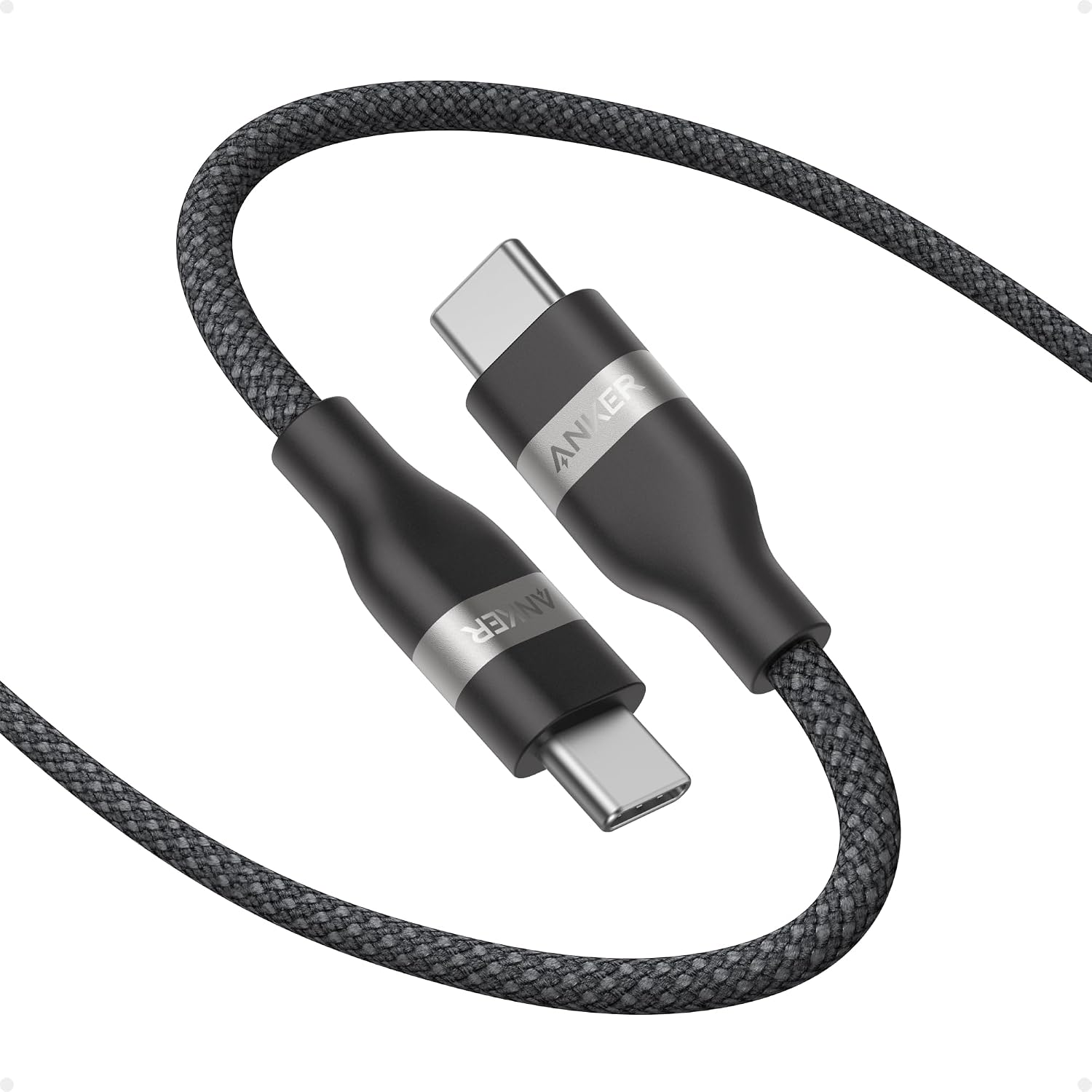 Thumbnail 6 de Anker Nano USB-C Cable (240W, 10ft) – Fast Charging Braided Cord, USB-IF Certified, Black