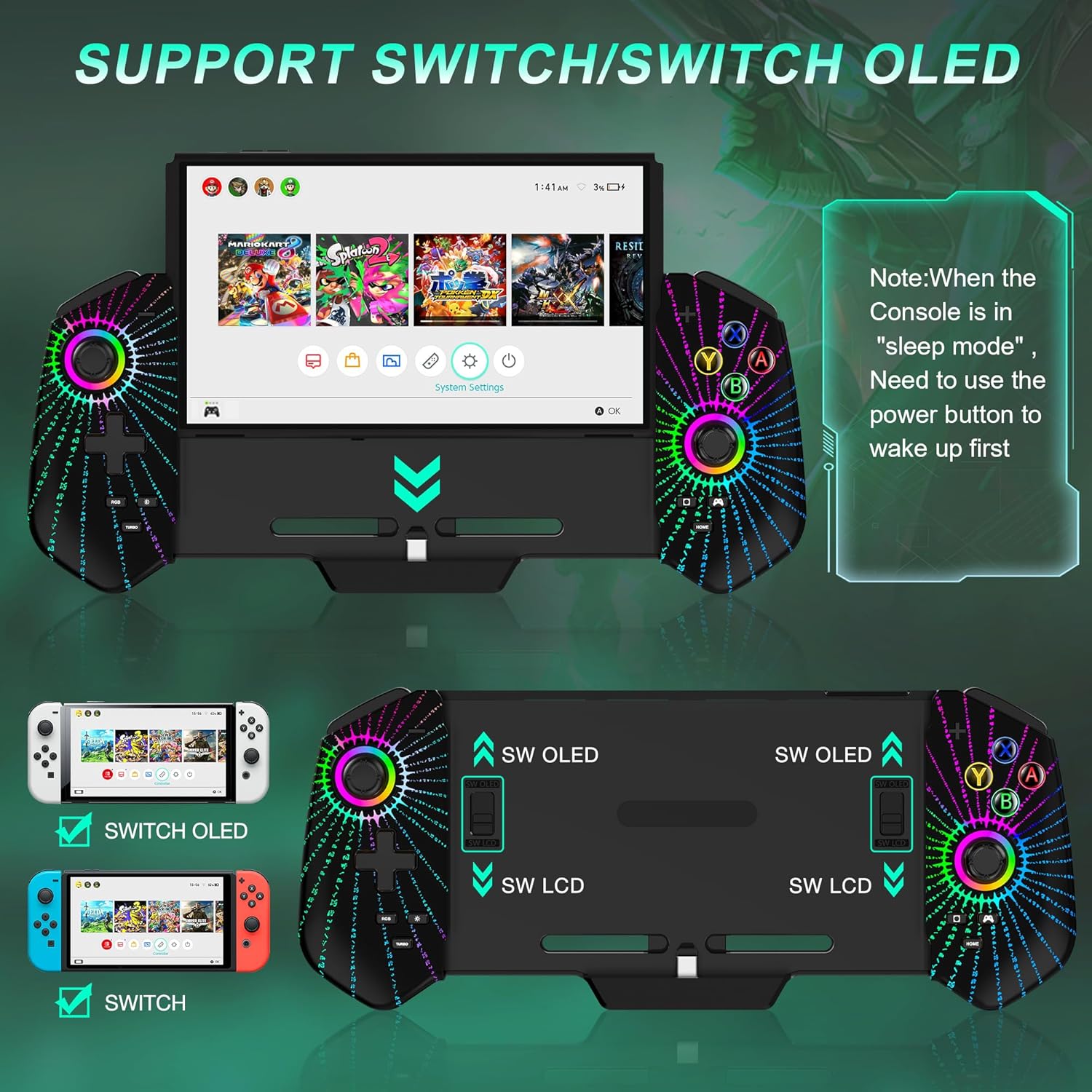 Thumbnail 5 de HELLCOOL Switch Pro Controller Hall Effect joystick