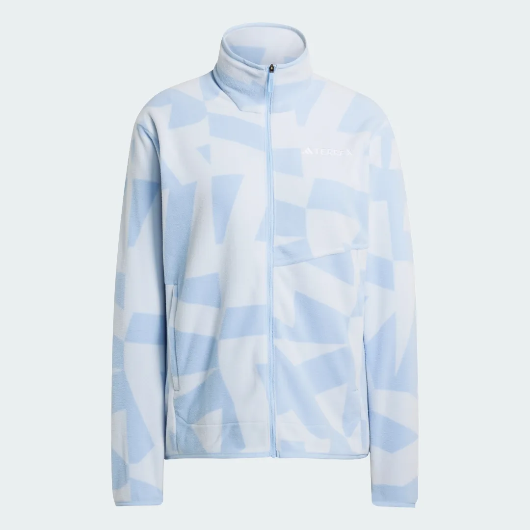 Detalle 2 de Chaqueta de felpa estampada Terrex Multi de Adidas