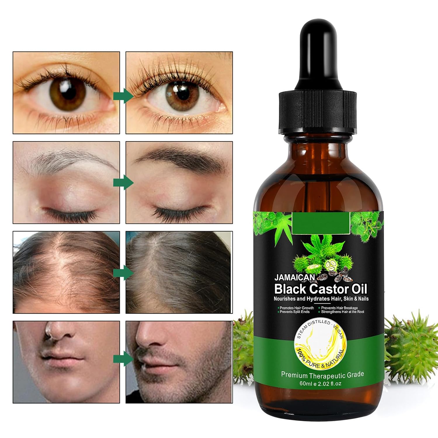 Thumbnail 1 de Rizinusöl Haare 60ml Reines Castoröl