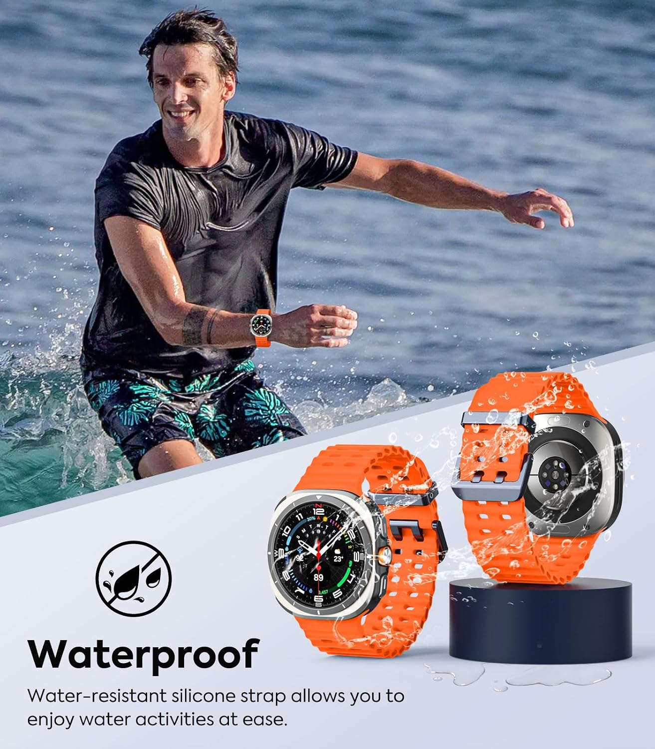 Thumbnail 4 de MoKo Sport Strap for Samsung Galaxy Watch Ultra 47mm
