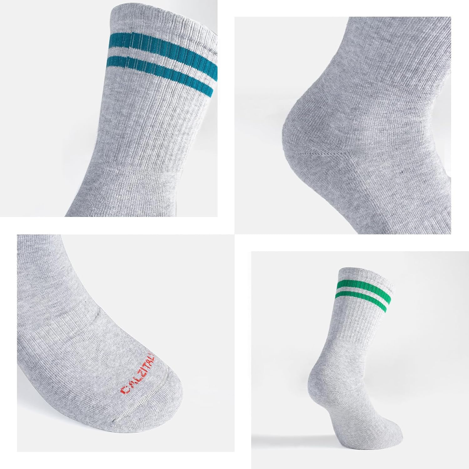 Thumbnail 4 de CALZITALY PACK 2-3-4 Paires – Chaussettes de sport unisexes, coton italian made, anti-choc et ventilation