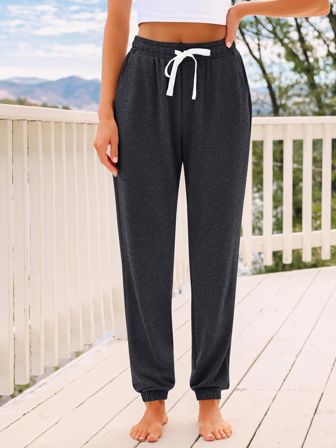 Detalle 2 de AUTOMET Women’s High-Waist Sweatpants with Pockets