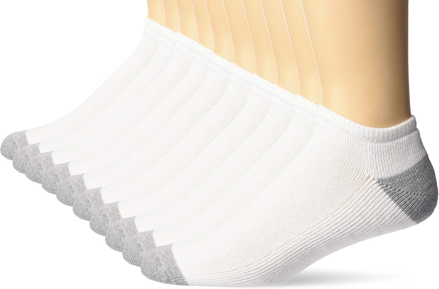 Thumbnail 1 de Amazon Essentials Herren Sportliche No-Show-Socken aus gepolsterter Funktionsbaumwolle – 10er-Pack