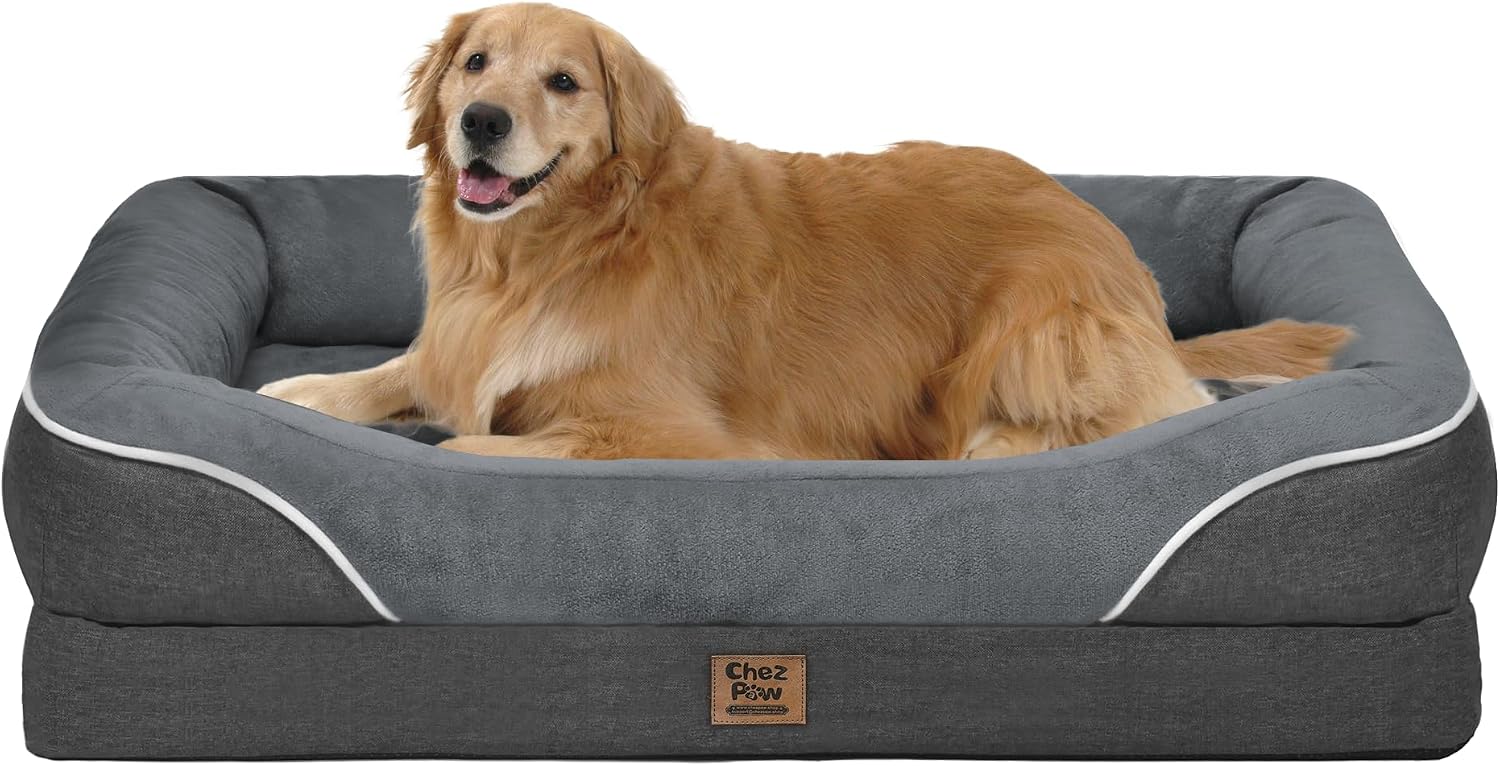Detalle de Chez Paw Orthopedic Dog Bed, 42 x 30 Inches