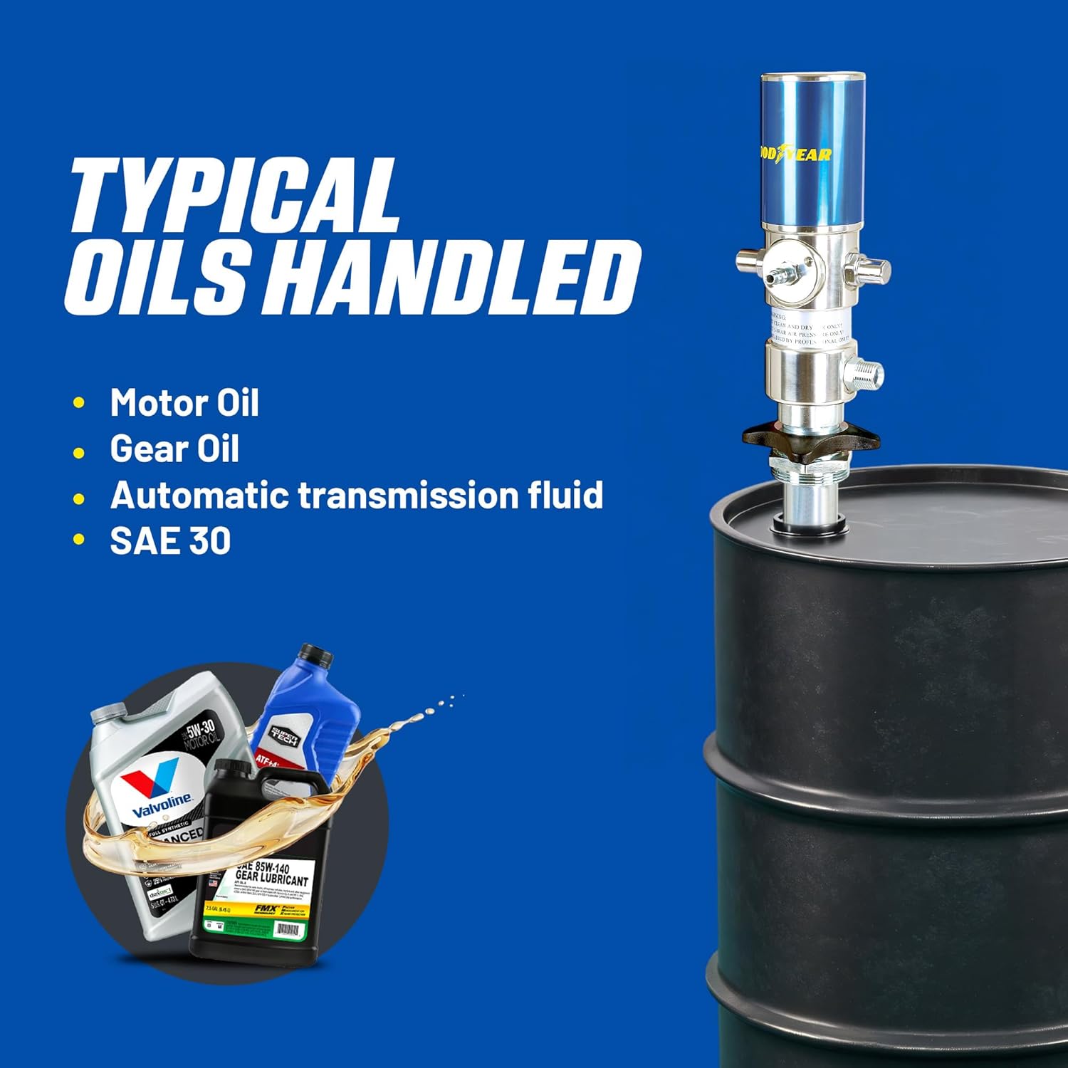 Detalle de Pro Heavy Duty Oil Transfer Pump 3.2 GPM 🛠