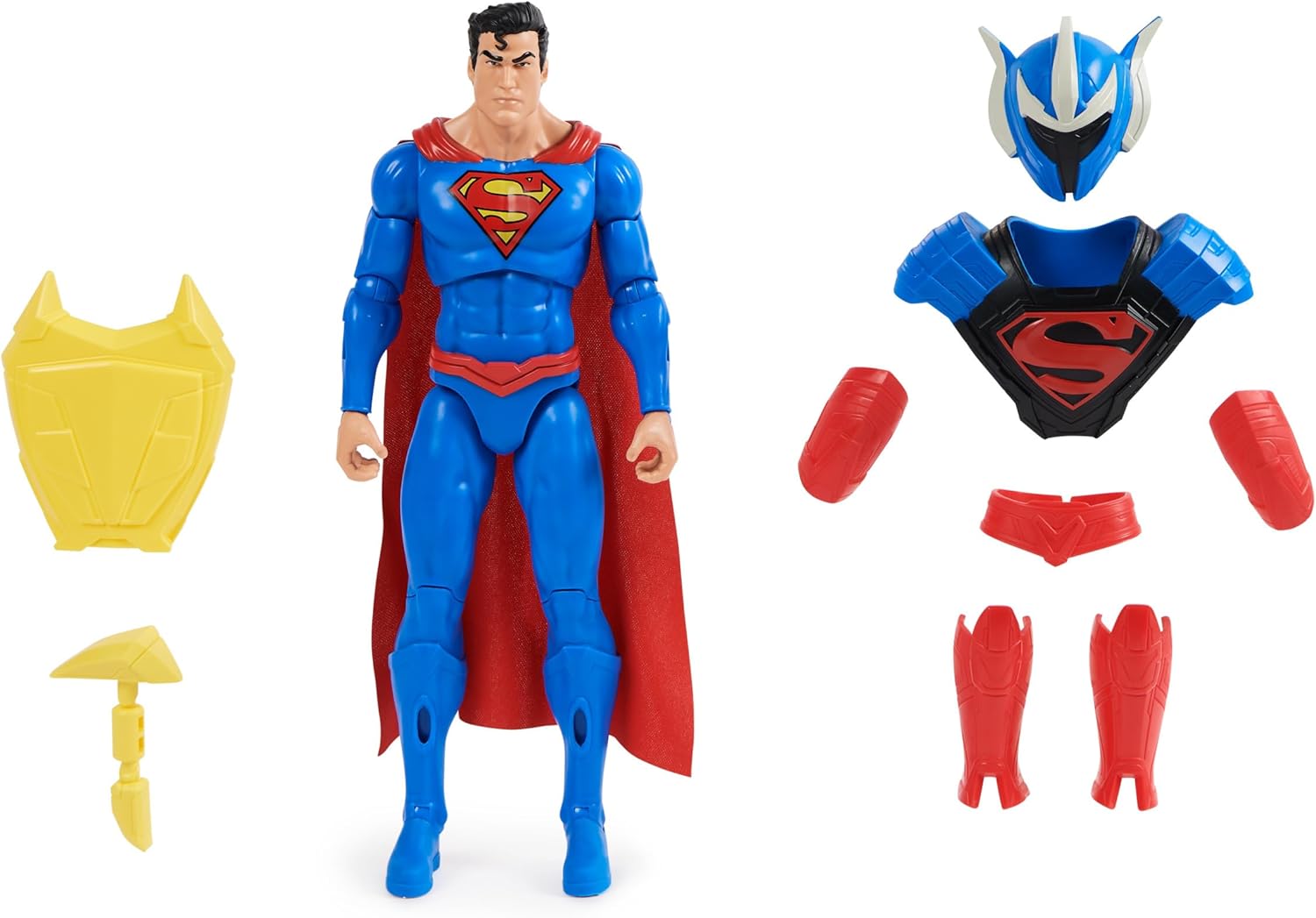 Thumbnail 2 de Superman „Man of Steel“ Action-Figur (30 cm) – voll bewegliche DC Comics Figur mit 9 Ausrüstungsteilen