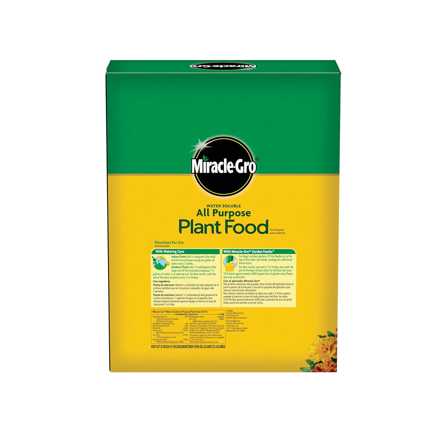 Detalle 2 de Miracle-Gro Water-Soluble Plant Food, 10 lb