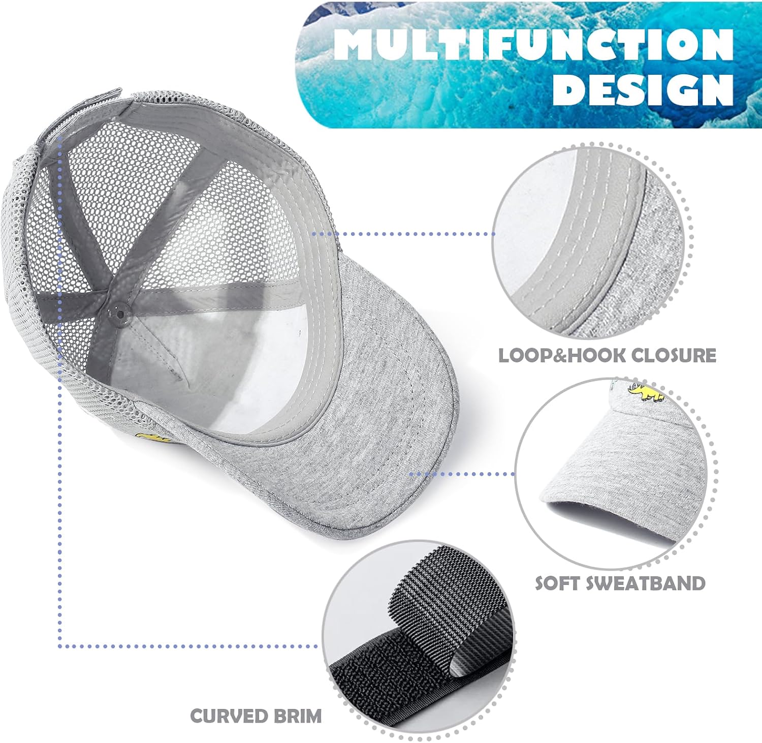 Detalle de DRESHOW Casquette bébé réglable 3 tailles