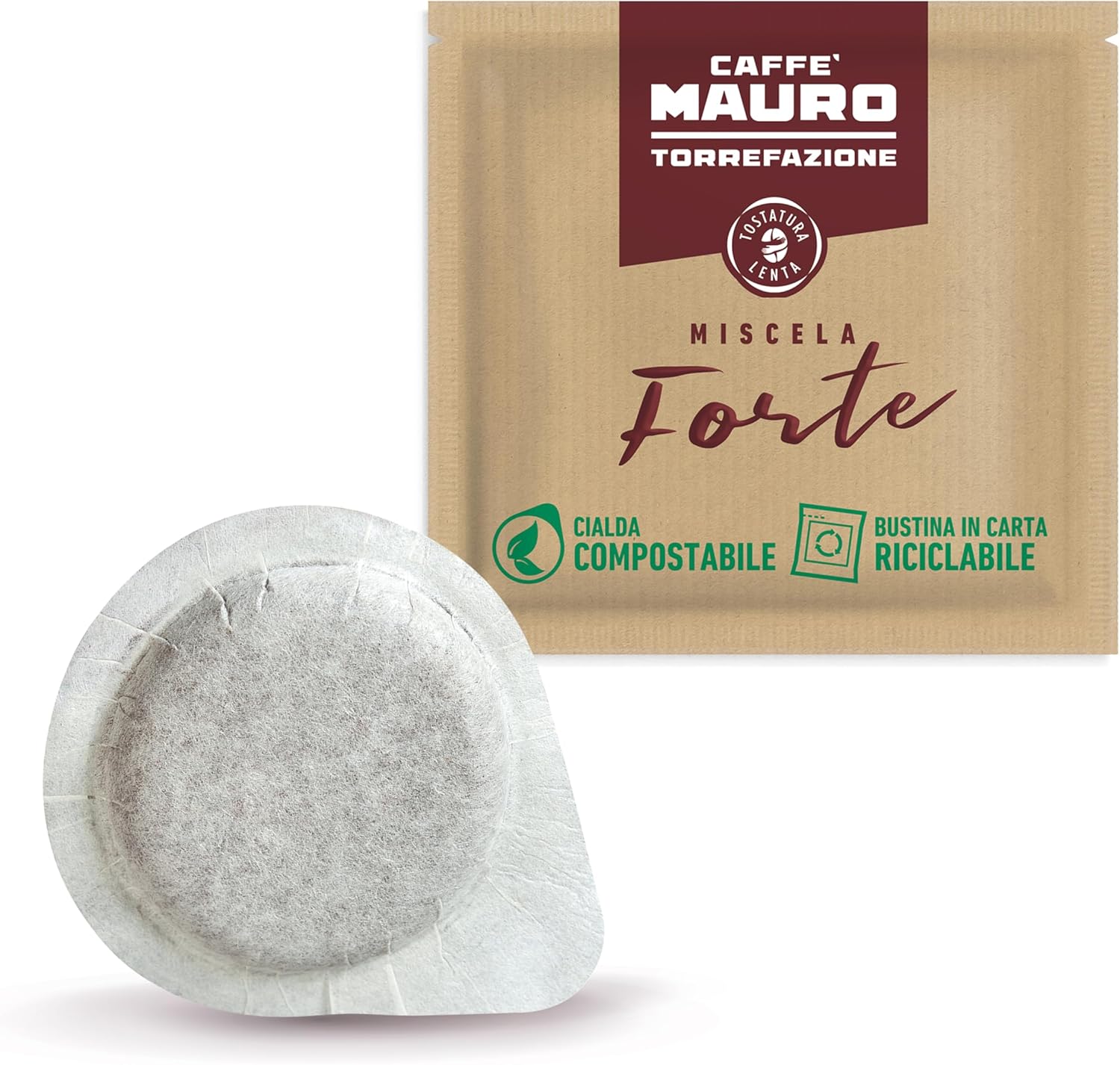 Thumbnail 5 de Caffè Mauro Torrefazione Cialda Compostabile Original – Intensità 10/10, Sistema ESE, 100 Cialde da 44 mm
