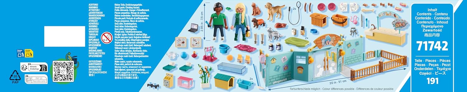 Detalle de PLAYMOBIL Animal Hotel playset