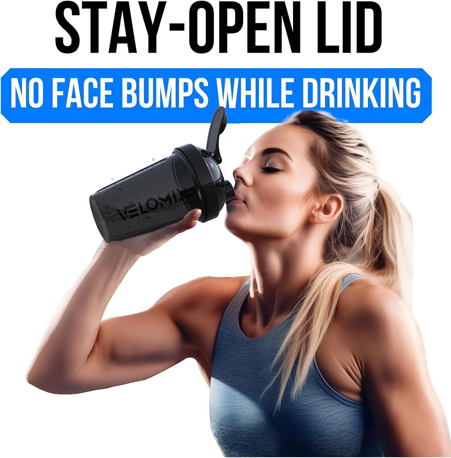 Thumbnail 6 de VELOMIX 20 oz Protein Shaker Bottle 🥤