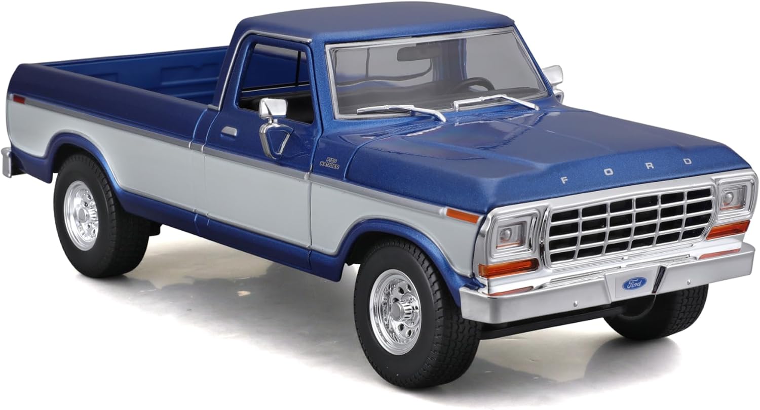 Thumbnail 1 de Maisto M31462B Ford F150 1/20 – metalowy model pick-upa, biało-niebieski