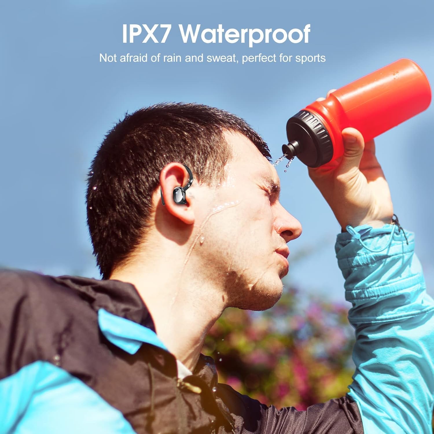 Thumbnail 6 de KESIEME Wireless Earbuds: Lightweight Bluetooth 5.3 Sport Earphones with IPX7 and 30 Hours Playback