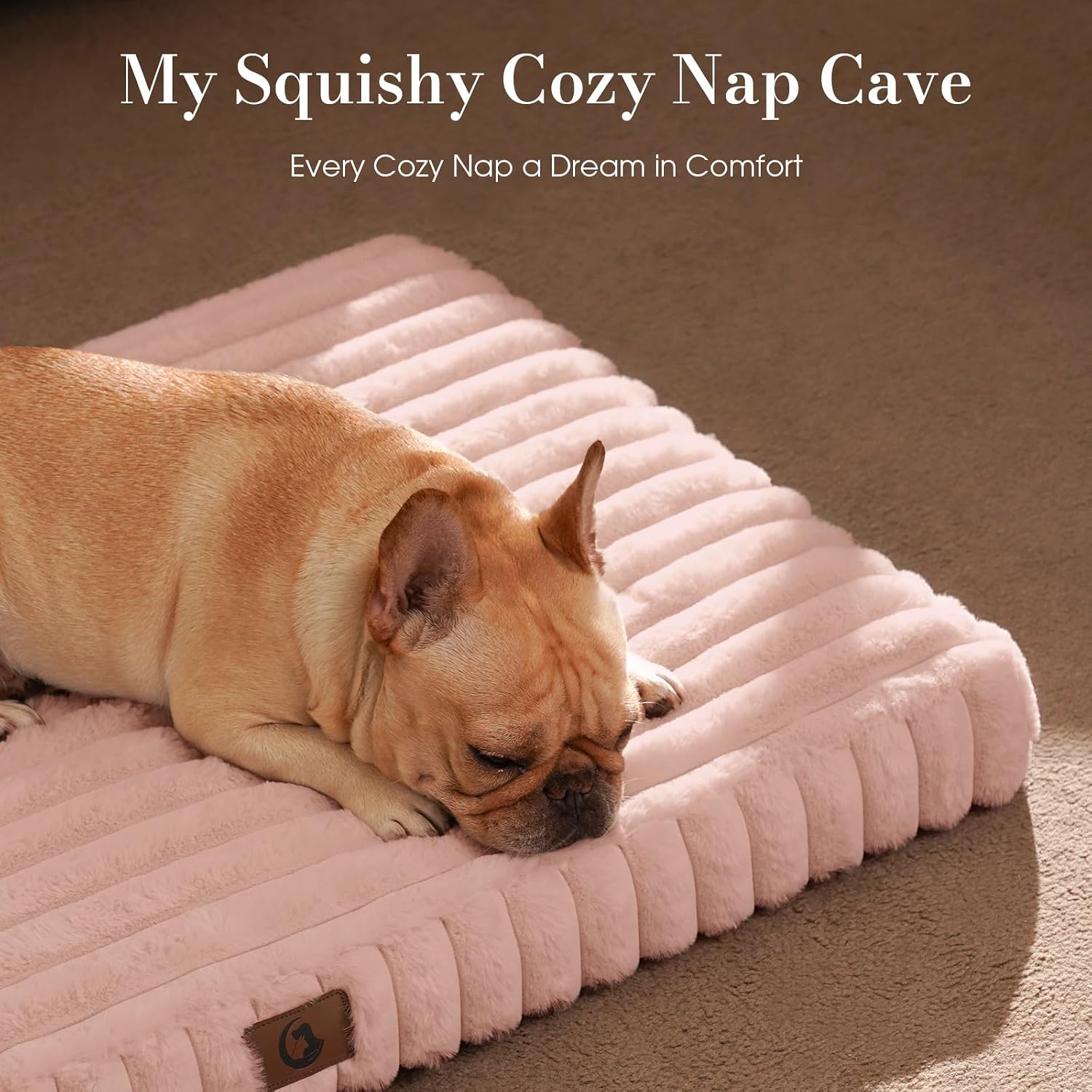 Thumbnail 1 de Cozila Large Orthopedic Dog Crate Bed, 35 x 22 x 3 in, Plush Cover