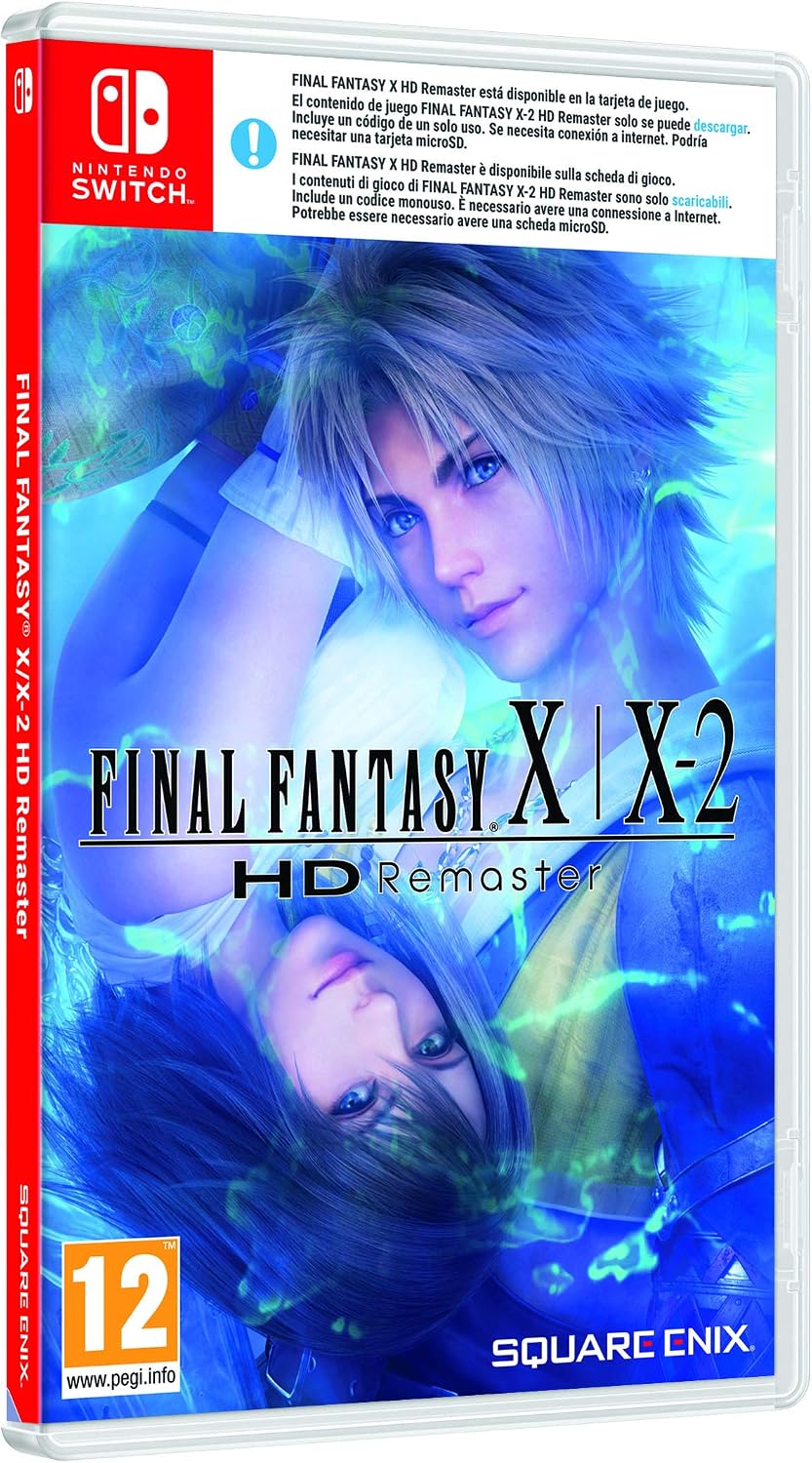 Detalle de Final Fantasy X/X2 HD Remaster för Nintendo Switch – två rollspel med uppdaterad grafik