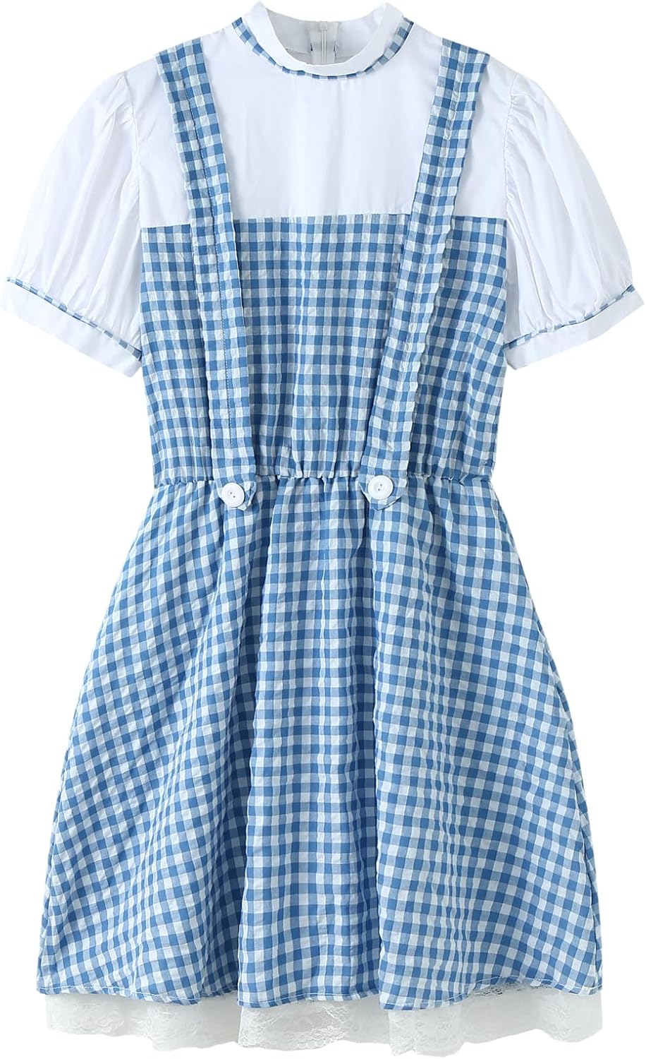 Detalle de UIMLK UM-GirlsBLGZSet1-P Blue Gingham Girls’ Storybook Halloween Costume Set
