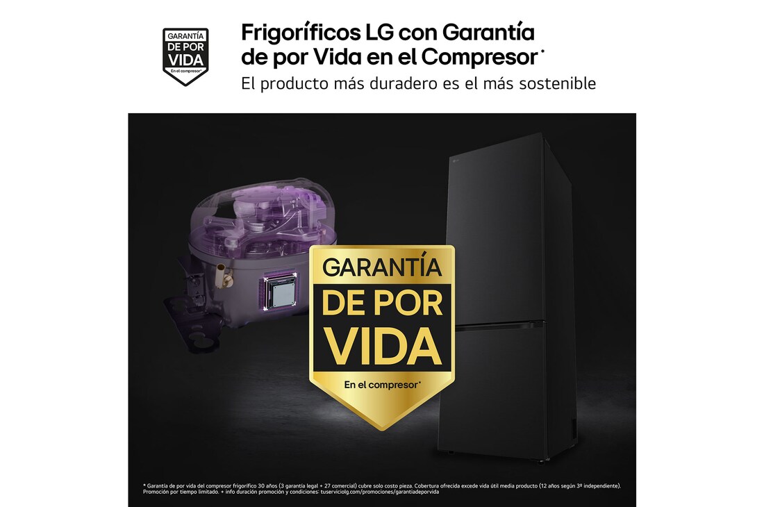 Thumbnail 3 de LG GBBW726CEV Frigorífico Combi 465 l, 2,03 m