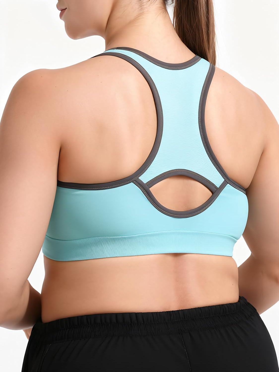 Thumbnail 4 de FITTIN Racerback Sports Bra for Women – Padded, Seamless Support for Yoga, Workout & Plus Size