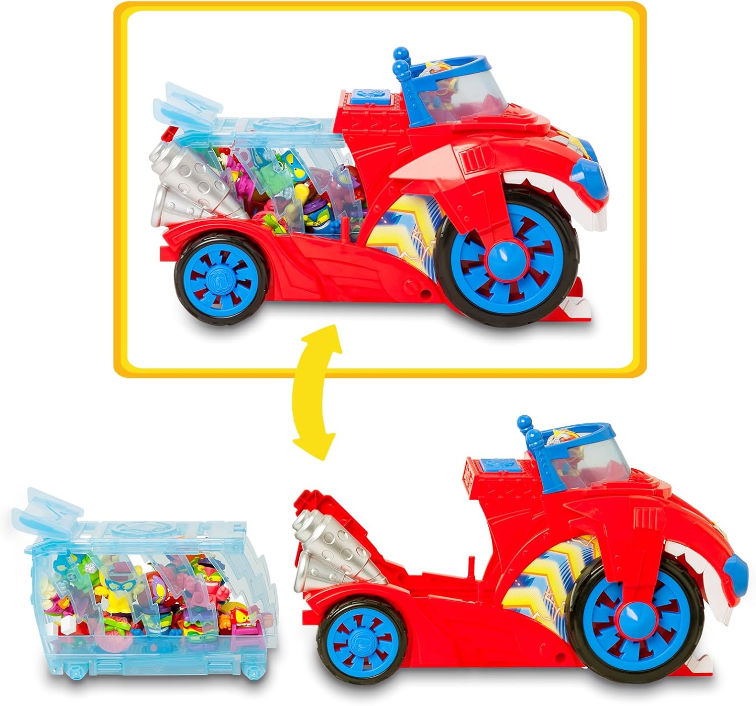 Thumbnail 1 de SUPERTHINGS – Véhicule Bite Attack de Doc Vroom (Kazoom Power) avec 1 véhicule et 1 Doc Vroom exclusif