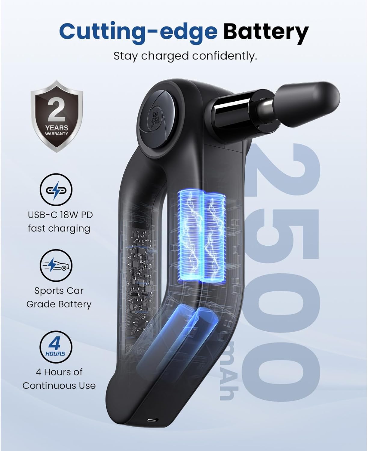 Thumbnail 3 de Bob and Brad D5 Pro Massage Gun with 13mm Amplitude