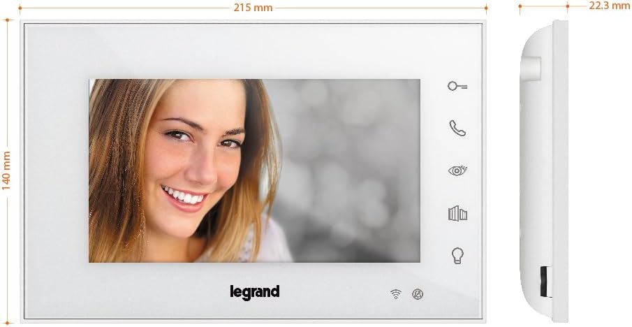 Thumbnail 4 de Visiophone Easy Kit WiFi avec Netatmo écran 7 pouces blanc et platine de rue