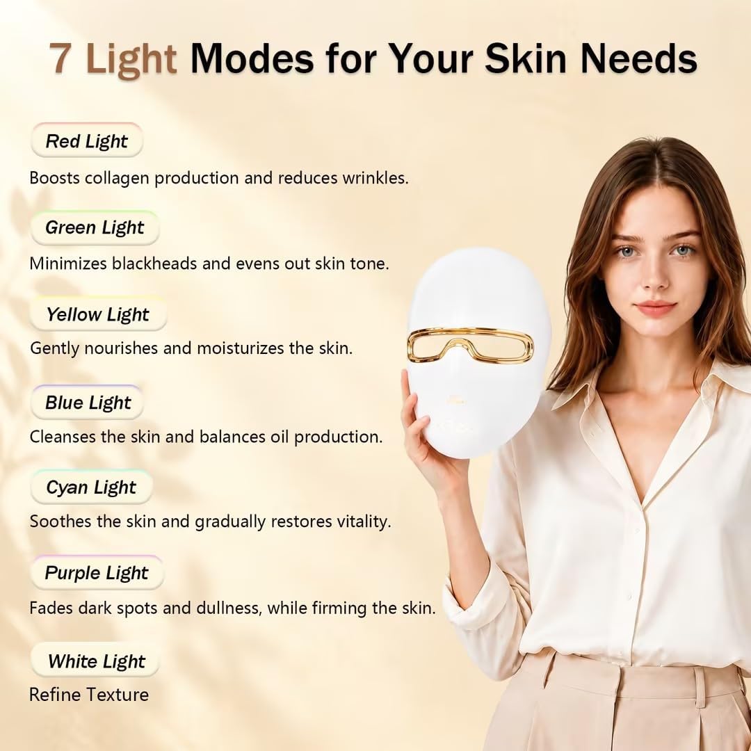 Detalle de Aimilove red light therapy mask 850nm