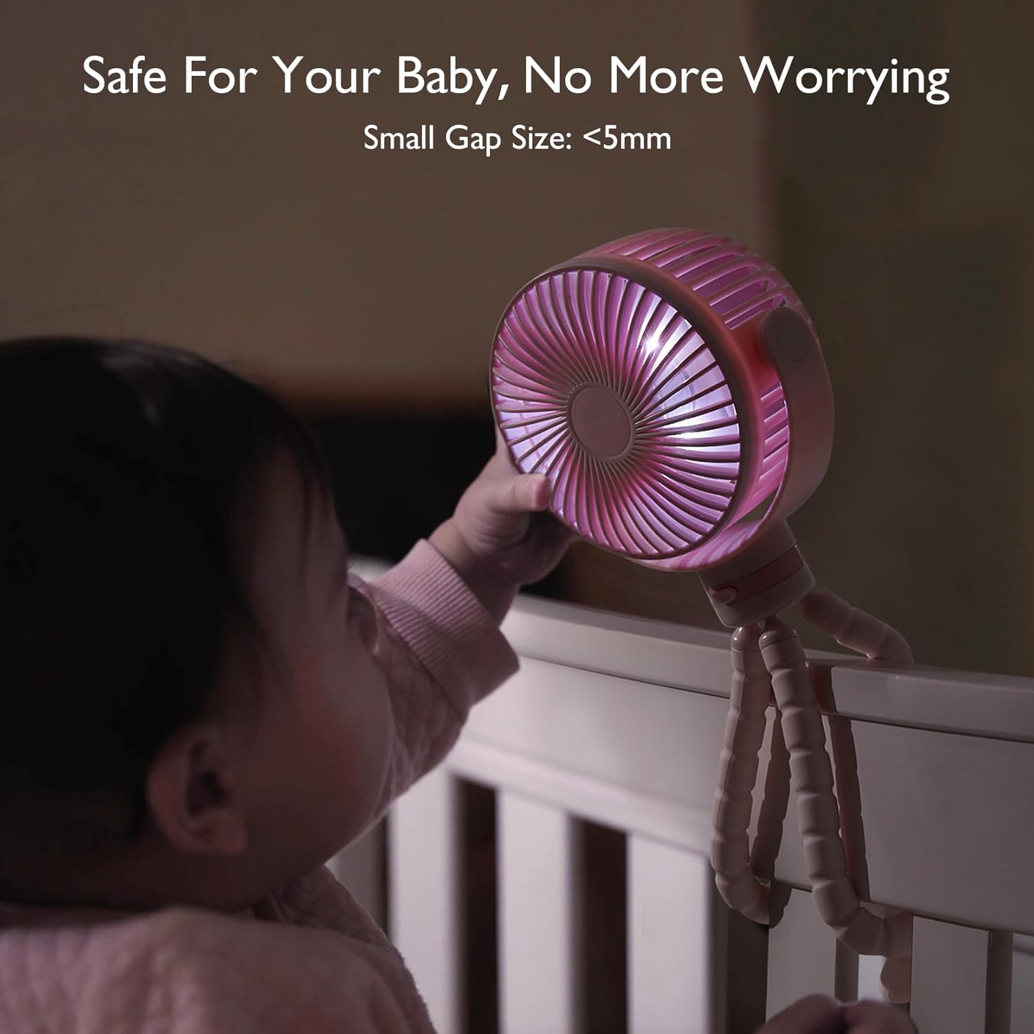 Thumbnail 3 de Momcozy Portable Stroller Fan 8000mAh handheld fan 🌀