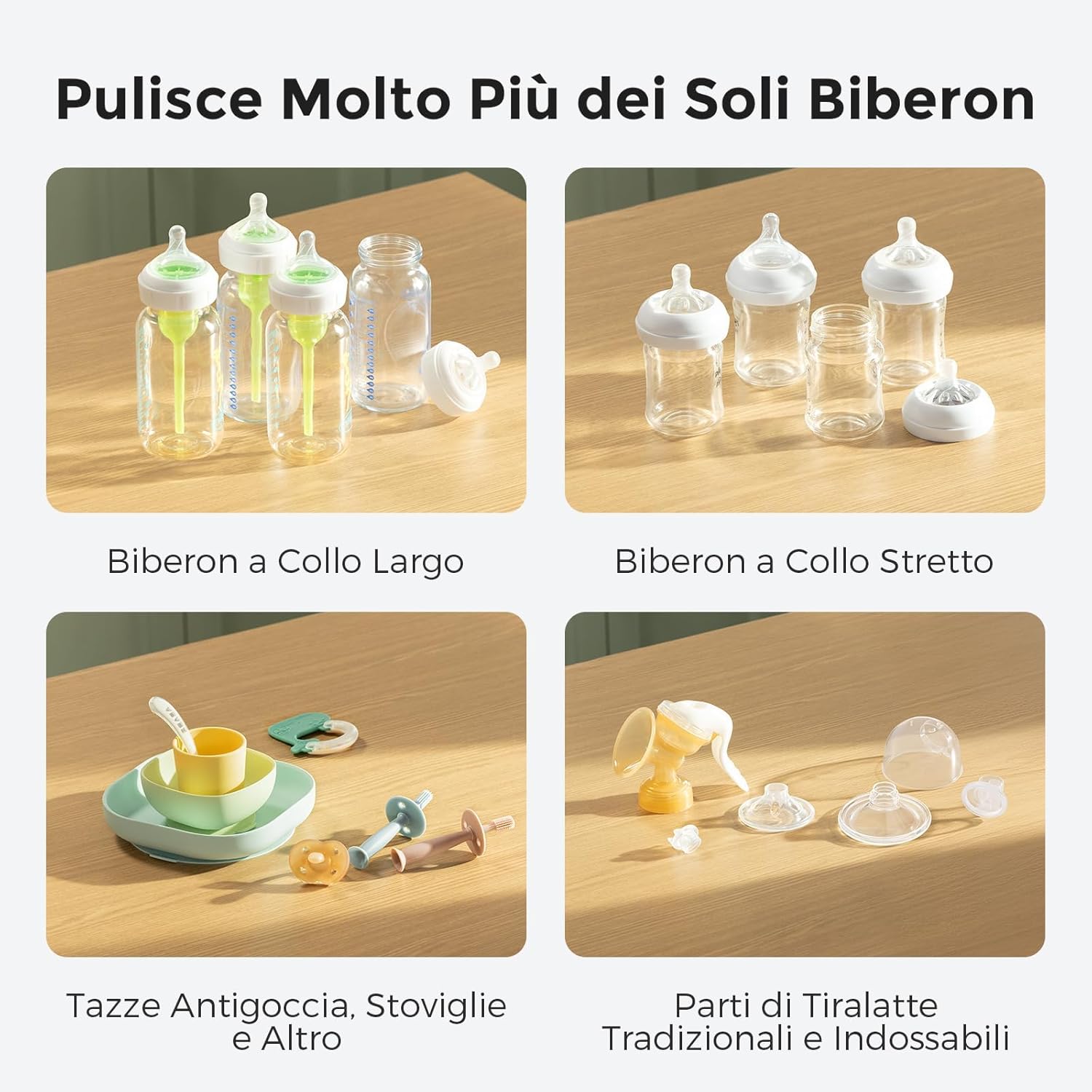 Thumbnail 3 de Momcozy KleanPal Pro Lavabiberon 3-in-1: lavaggio, sterilizzazione e asciugatura per biberon e accessori