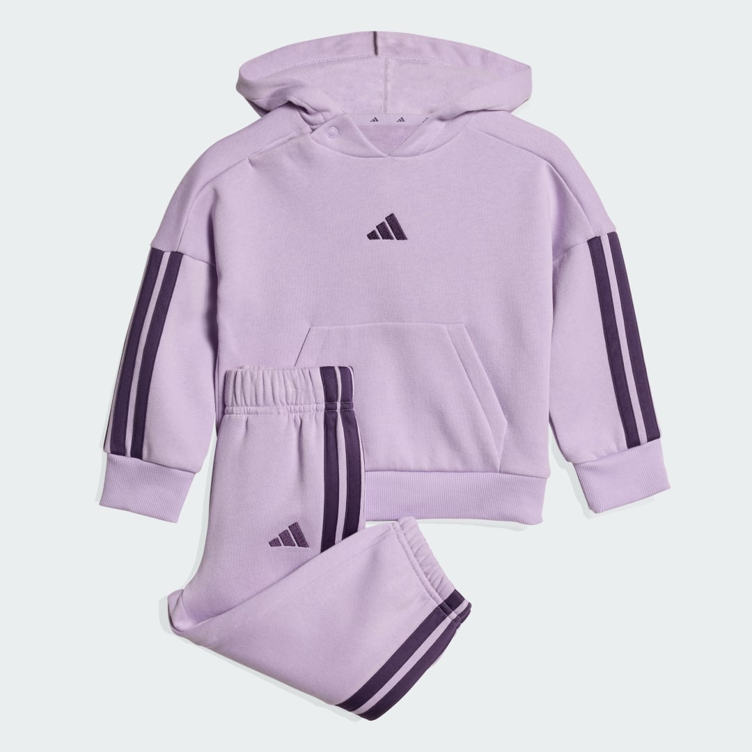 Detalle de Conjunto Essentials (Bebé) en color Violeta – Adidas