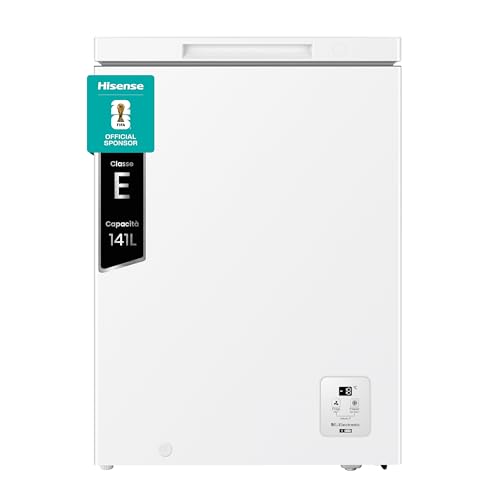 Detalle de Hisense HCF145E NUOVO Congelatore a pozzetto da 141 L: silenzioso, modulabile e pratico