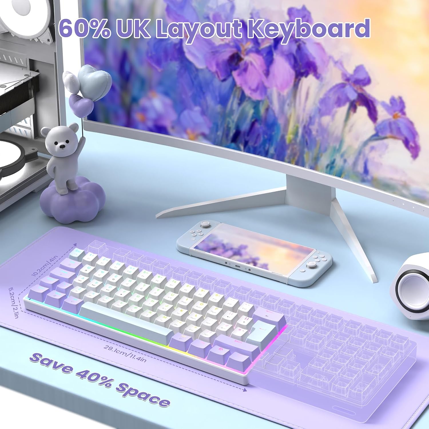 Thumbnail 2 de Magic-Refiner MK21 60% USB-C gaming keyboard