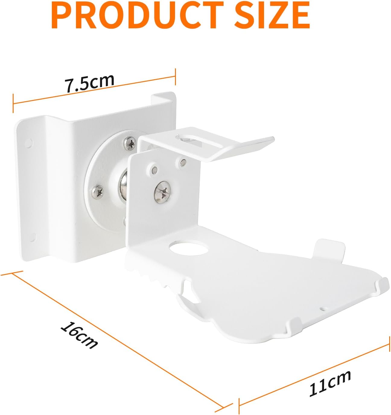 Detalle de Shinar Metal Wall Mount for Sh0w 5 (3rd Generation) with 360° Swivel and -50°/+50° Tilt