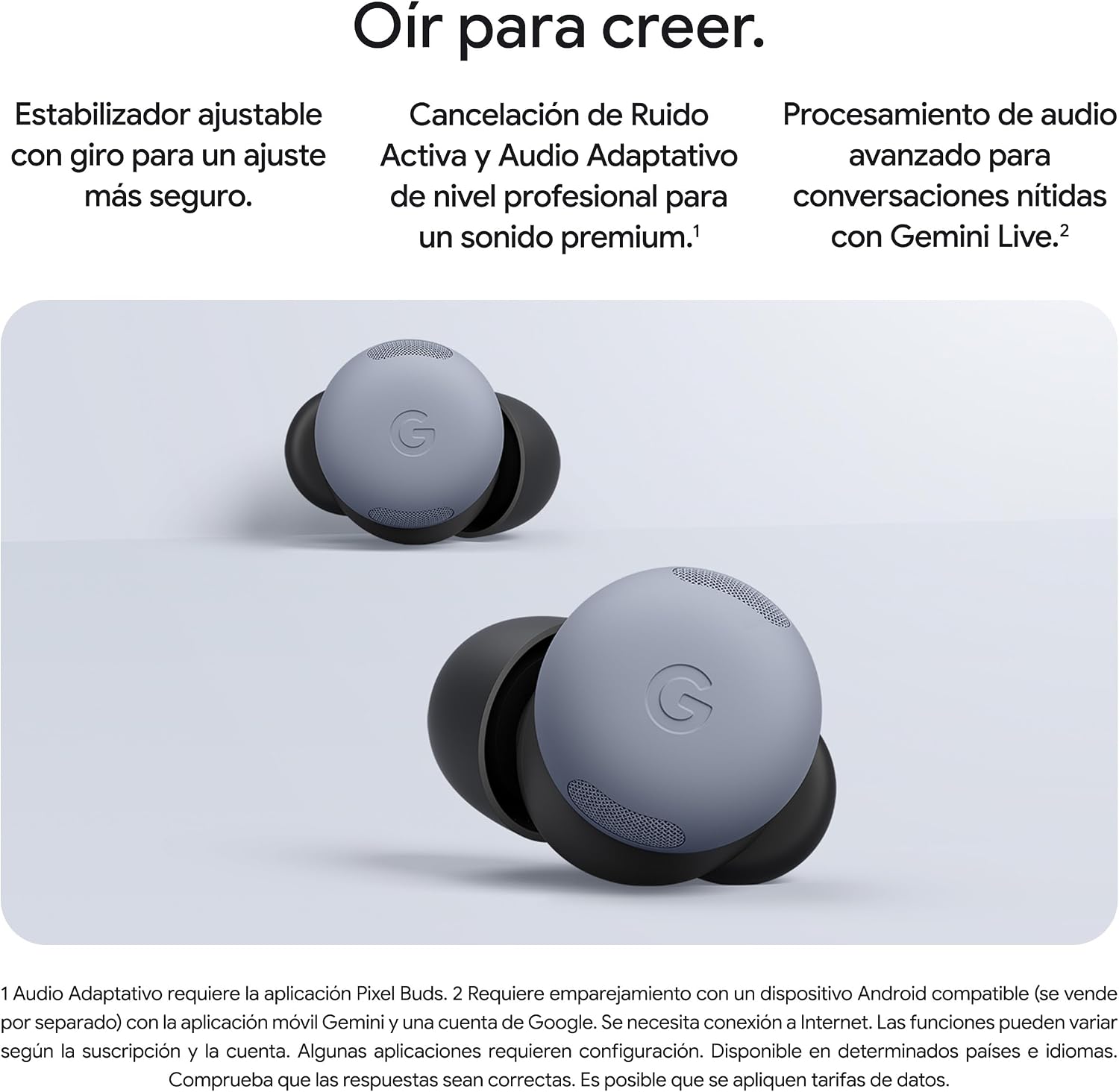 Thumbnail 1 de Google Pixel Buds Pro 2 30 horas