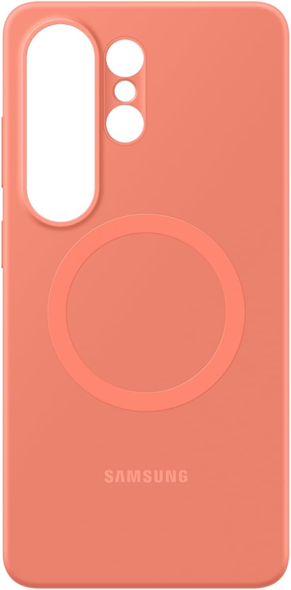 Detalle 2 de Samsung EF-ES948COEGWW Galaxy S26 Ultra Silicone Magnet Case, Coral Red