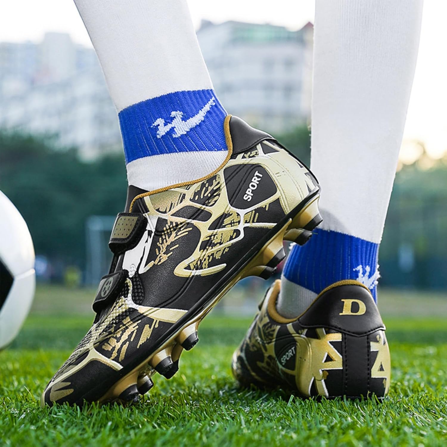 Thumbnail 5 de BAODLE Scarpe da Calcio Ragazzi FG/AG – Allenamento all’aperto con grip e comfort
