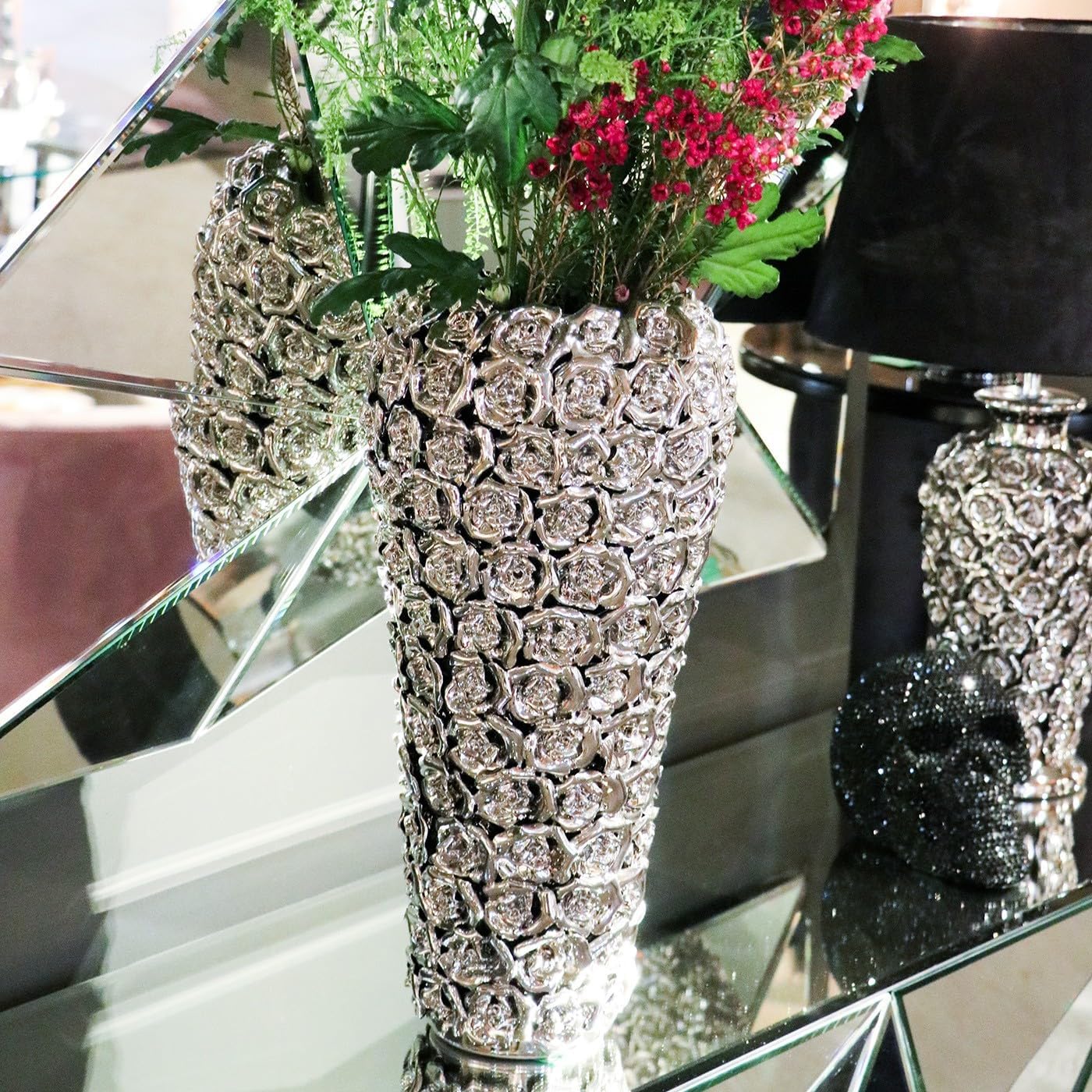 Detalle 2 de Kare Design Vase Rose Multi 37x18x18 cm