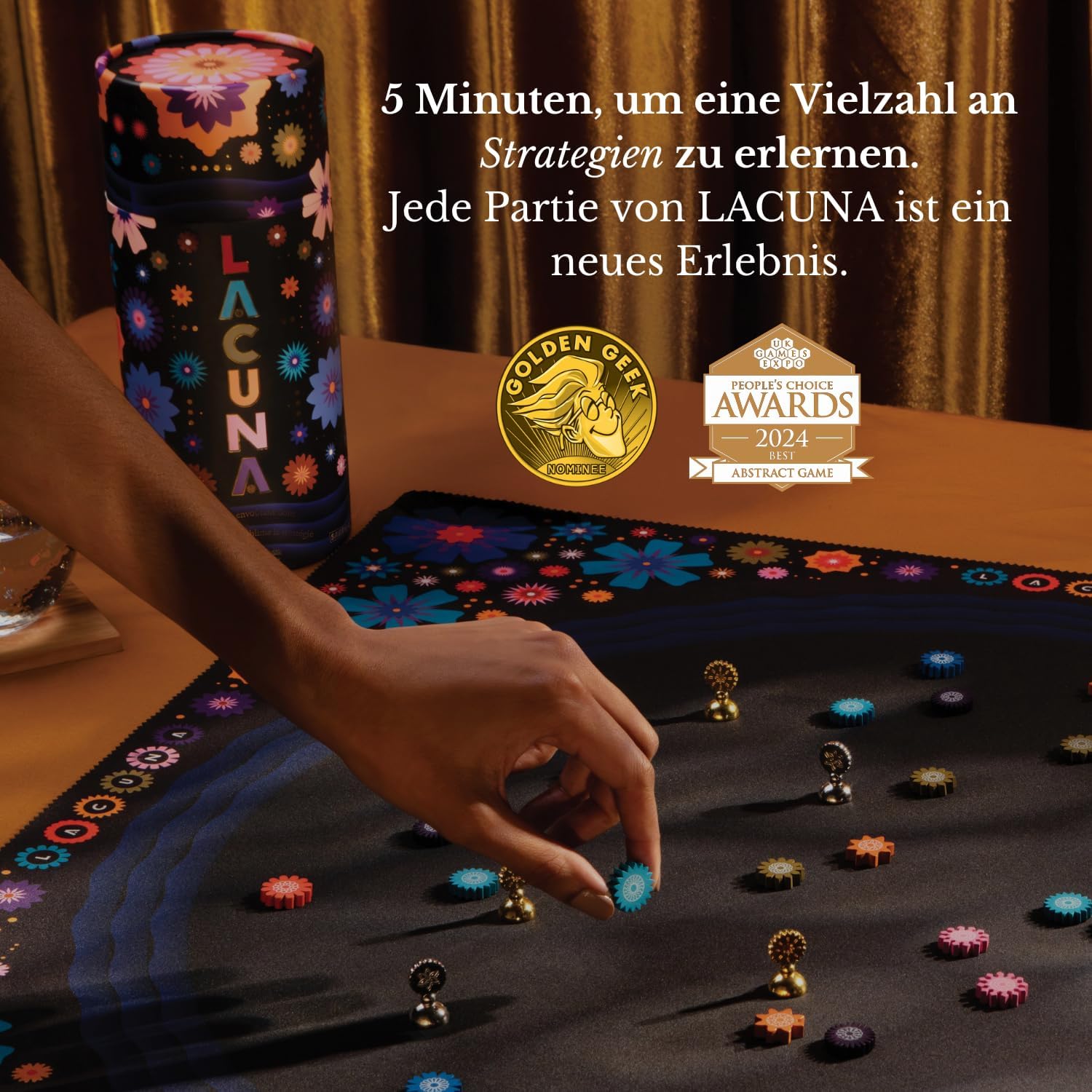 Detalle 1 de SAVANA Lacuna Brettspiel 2 Spieler 🎲