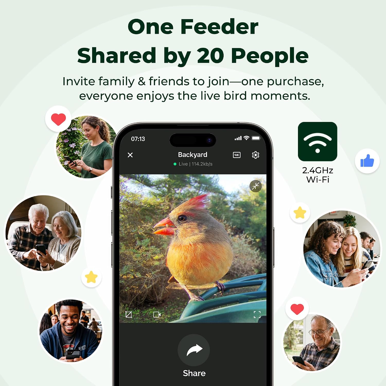 Thumbnail 4 de Beako Smart Bird Feeder 4K Camera