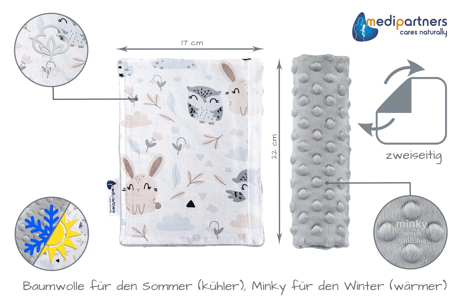 Thumbnail 2 de Medi Partners Gurtpolster Kinder 17x22 cm