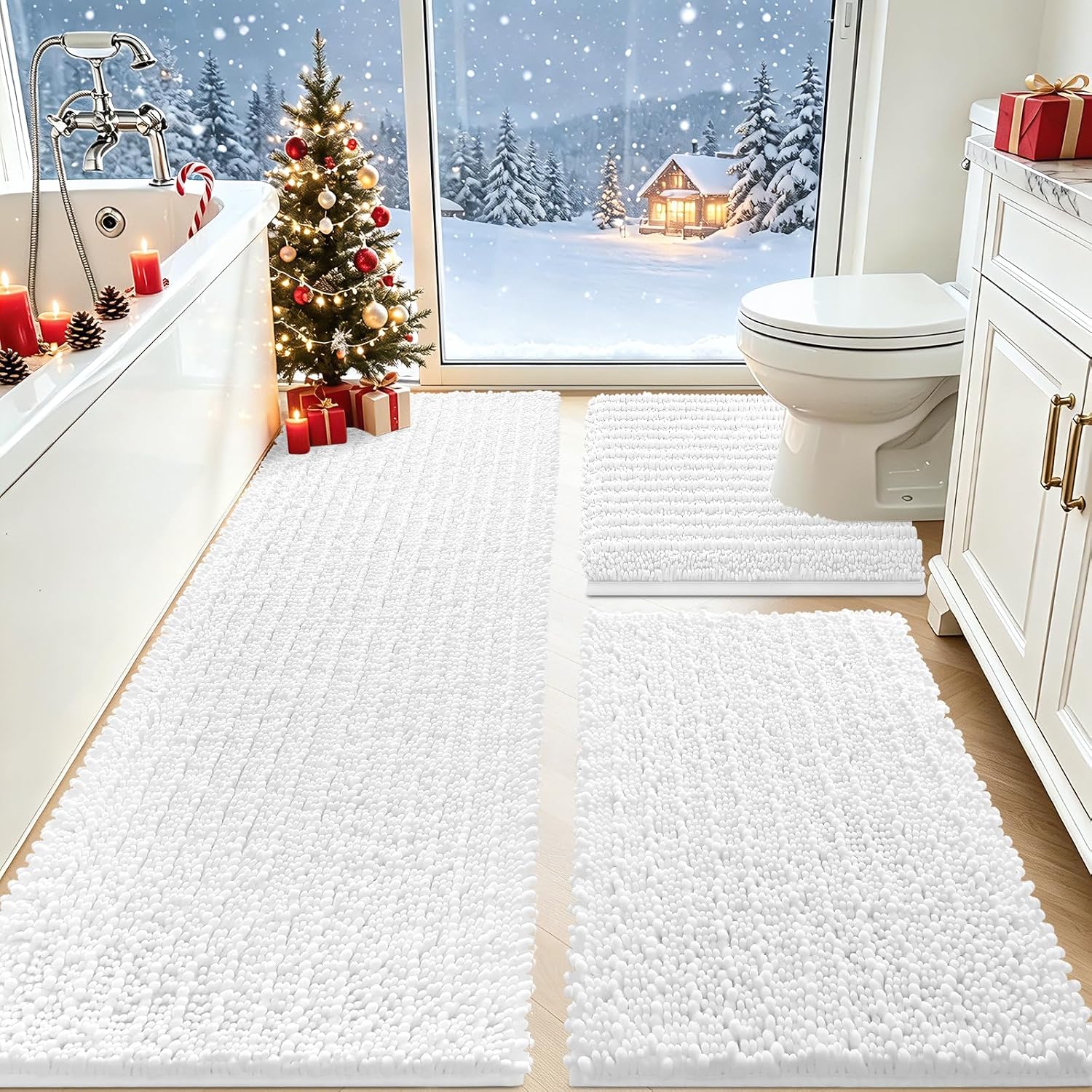 Detalle de ACCUMTEK Upgrade Extra Large Bath Rug 48x20