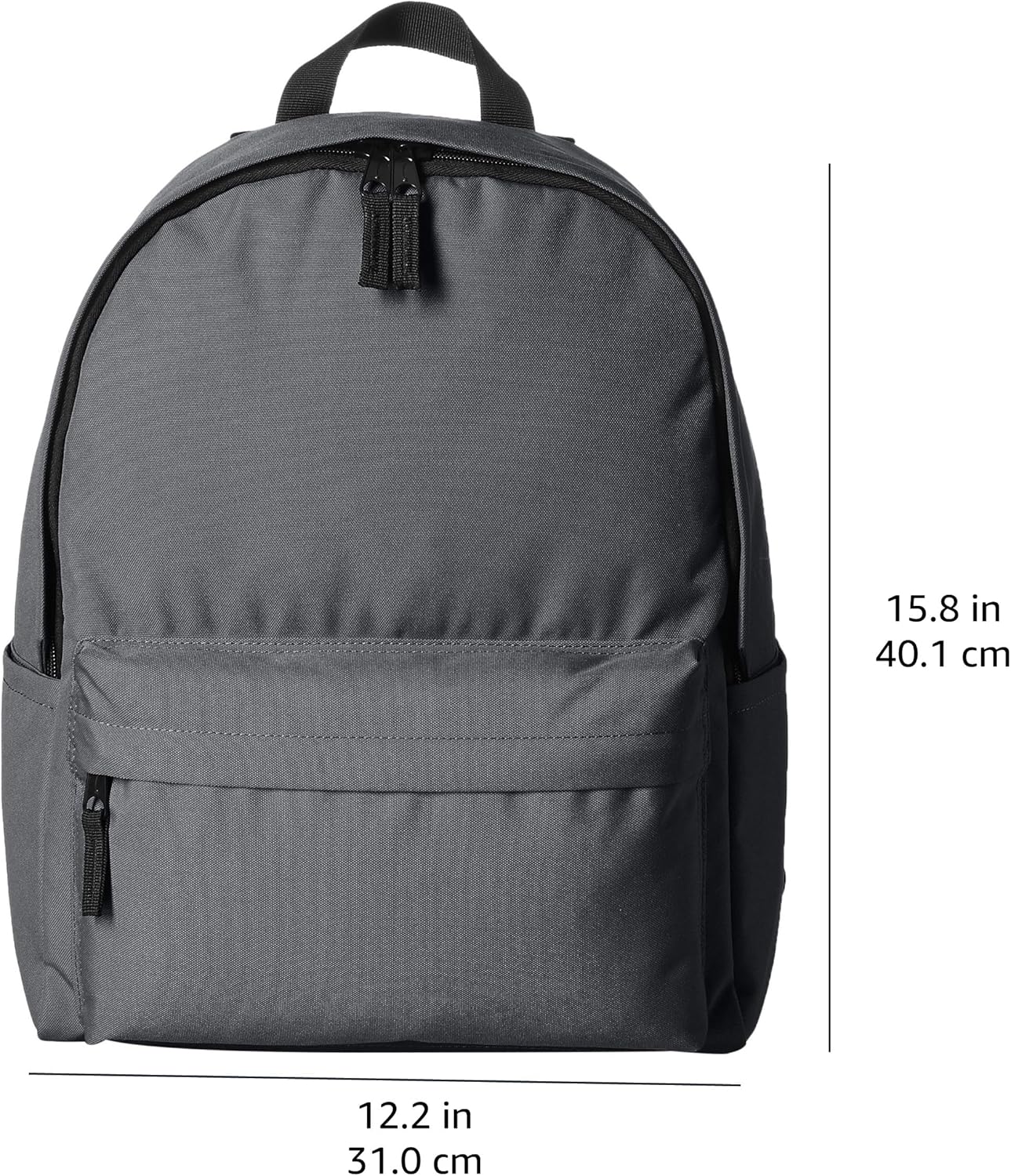 Thumbnail 4 de Amazon Basics Sac à Dos Classique/Décontracté/Scolaire – Gris, Lot de 1