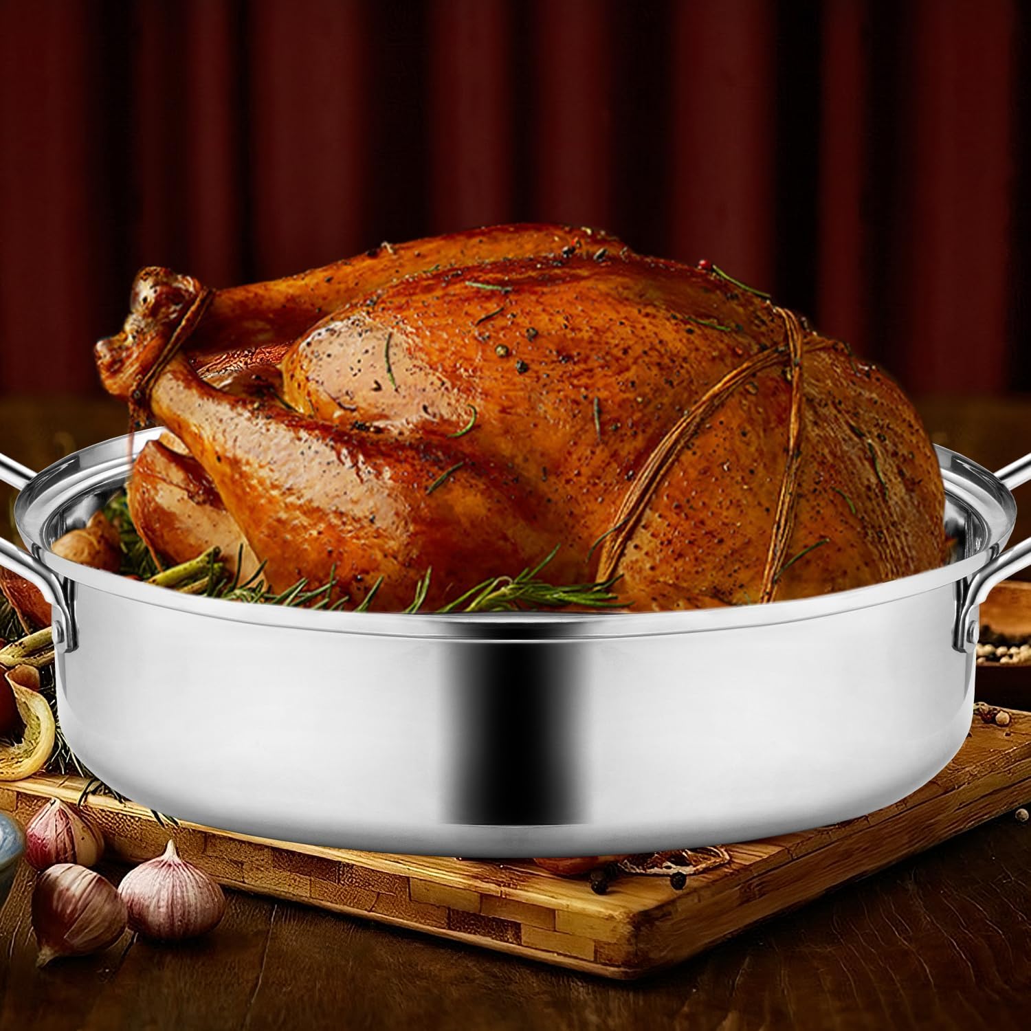 Thumbnail 6 de Large Roasting Pan, 22-Inch