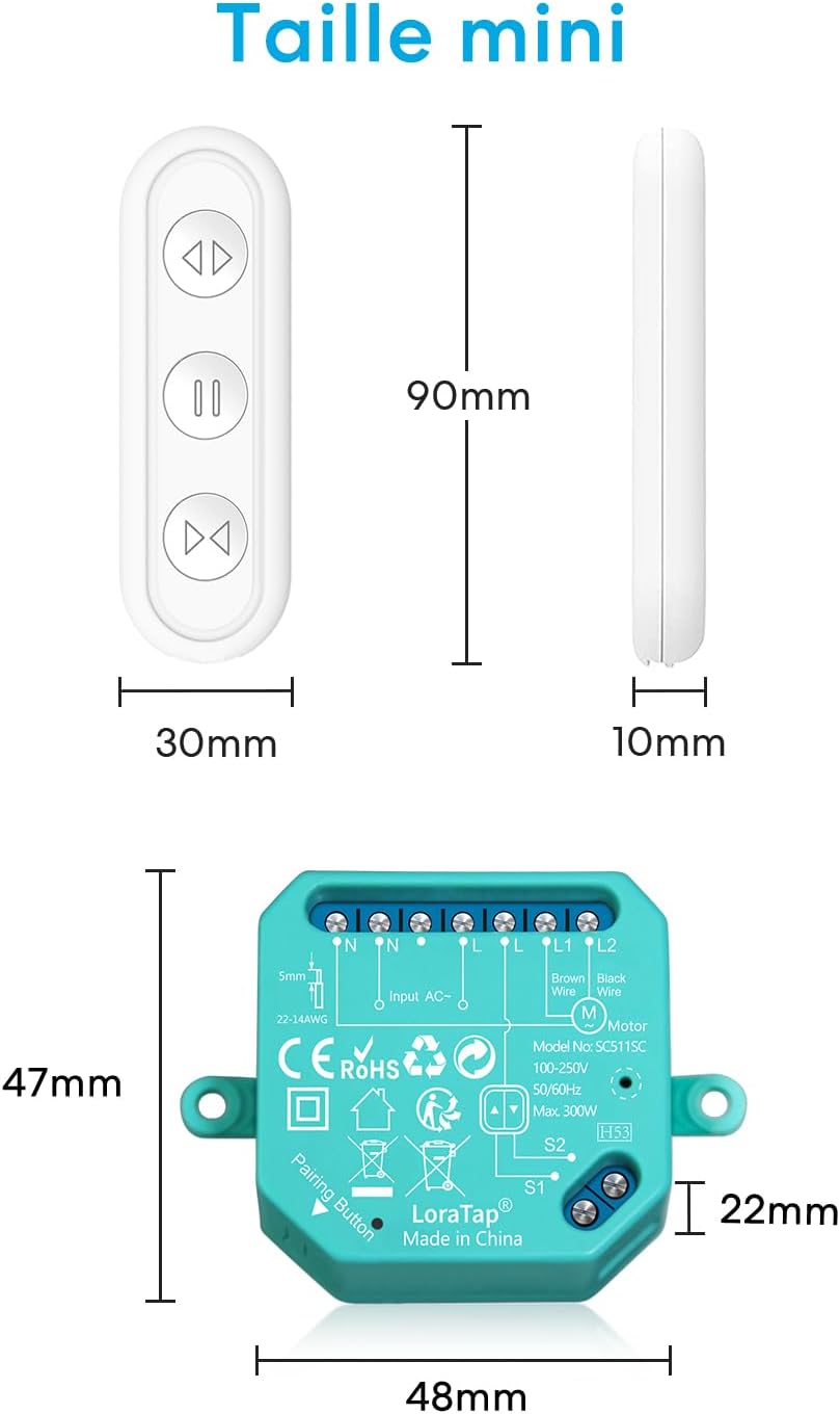 Thumbnail 5 de LoraTap Module Volet Roulant RF 868 MHz